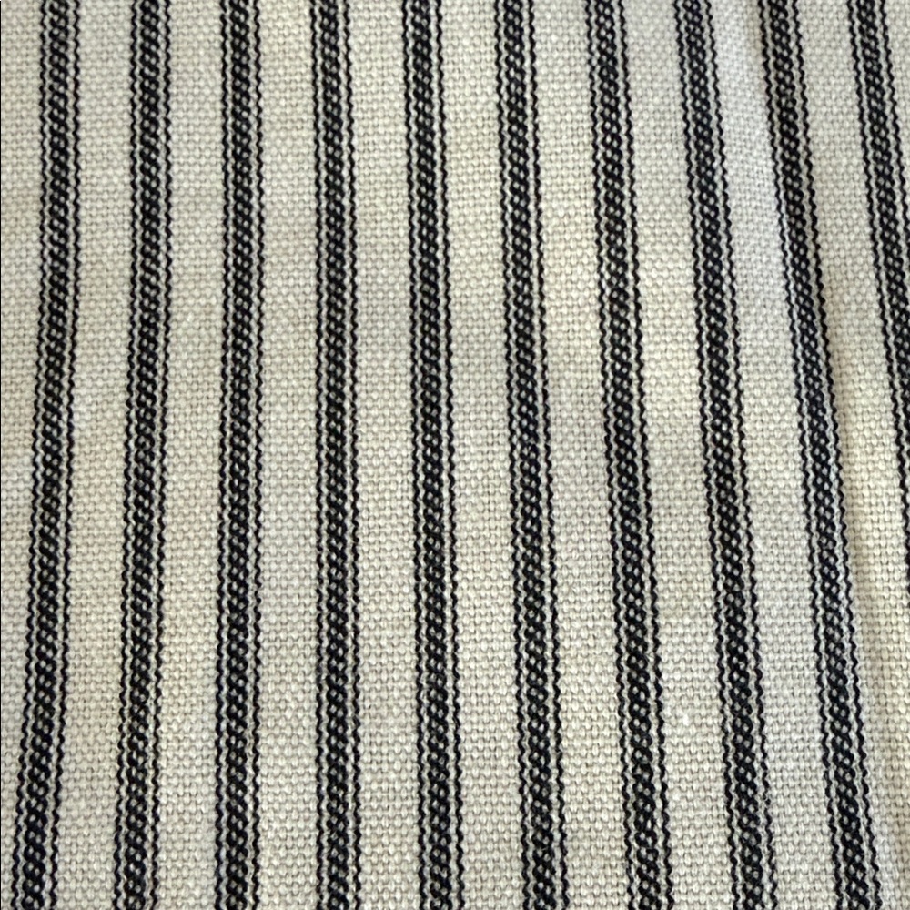 Striped Knit Fabric Bolt - Black and White Stripes